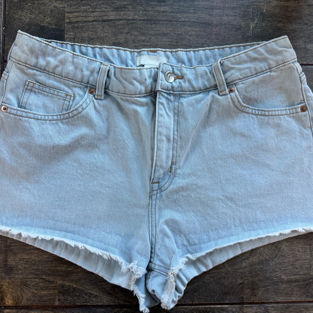 Ultra short H&M Sky Blue Jean Shorts